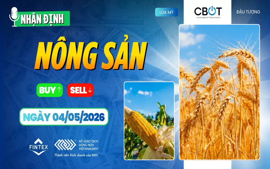 NHẬN ĐỊNH THỊ TRƯỜNG NÔNG SẢN NGÀY 04/05/2026
